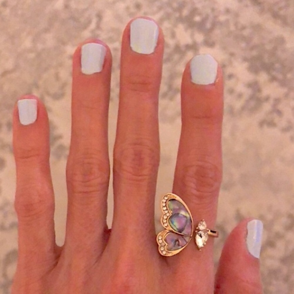 Butterfly Crystal Ring - Picture 2 of 9